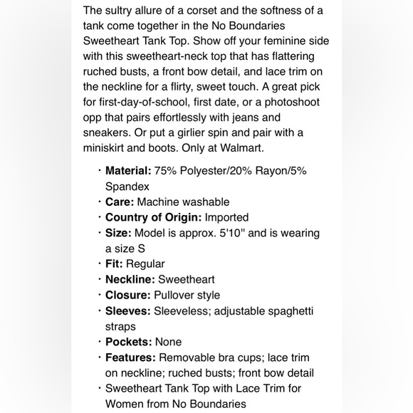 🔴 3/$12 No Boundaries Women's Dark Cherry and Black Lace Trim Top! NWT! Size M! - Picture 3 of 8